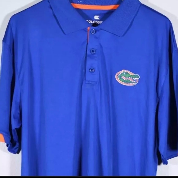 Florida Gators Colosseum Men’s Shirt Short Sleeve Royal Blue Golf Polo XL - Picture 2 of 9